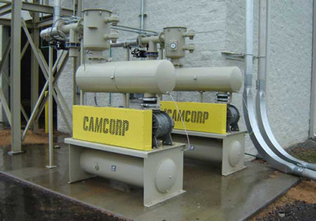 2 CAMCORP blower packages for bulk material handling