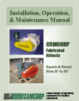 CAMCORP square and round 8 to 30 inch airlock maintenance manual