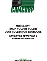 Read CAMCORP medium pressure reverse air model HVP with Roots blower manual